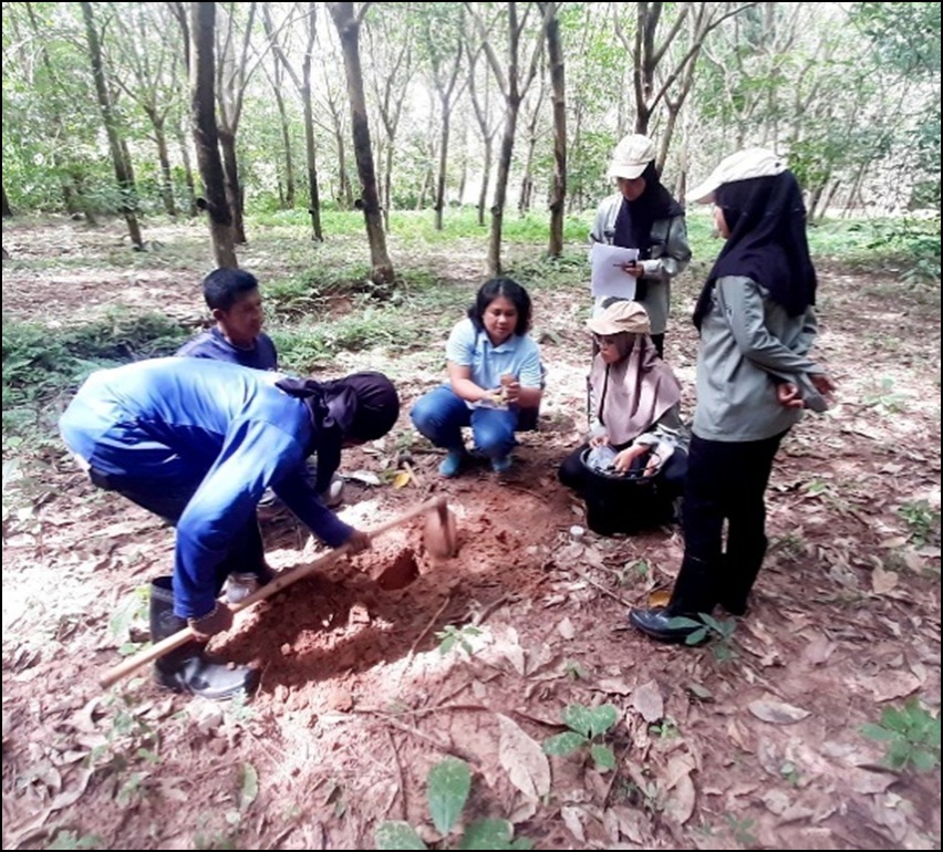 การฝึกงานด้านยางพาราให้กับนิสิตแลกเปลี่ยน 1